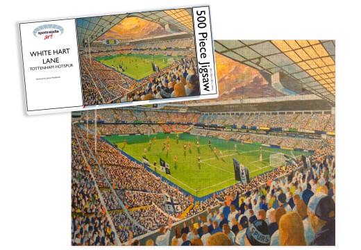 White Hart Lane Stadium Fine Art Jigsaw Puzzle - Tottenham Hotspur FC